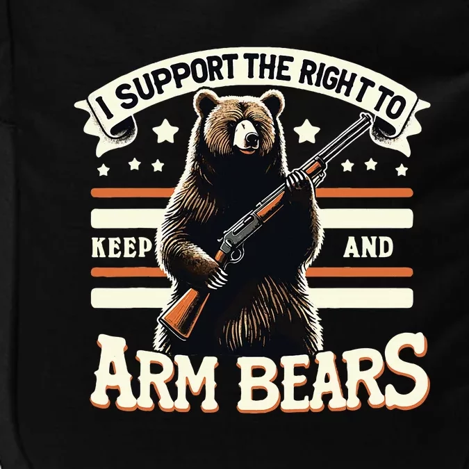 Support Right To Keep And Arm Bears Humorous Wildlife Rights Impact Tech Backpack