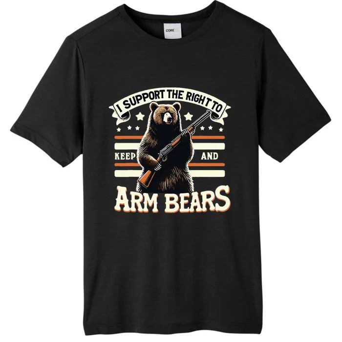 Support Right To Keep And Arm Bears Humorous Wildlife Rights ChromaSoft Performance T-Shirt