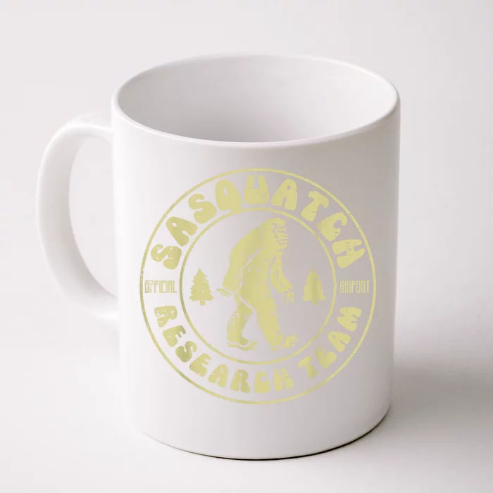 Sasquatch Research Team Funny Bigfoot Yeti Front & Back Coffee Mug