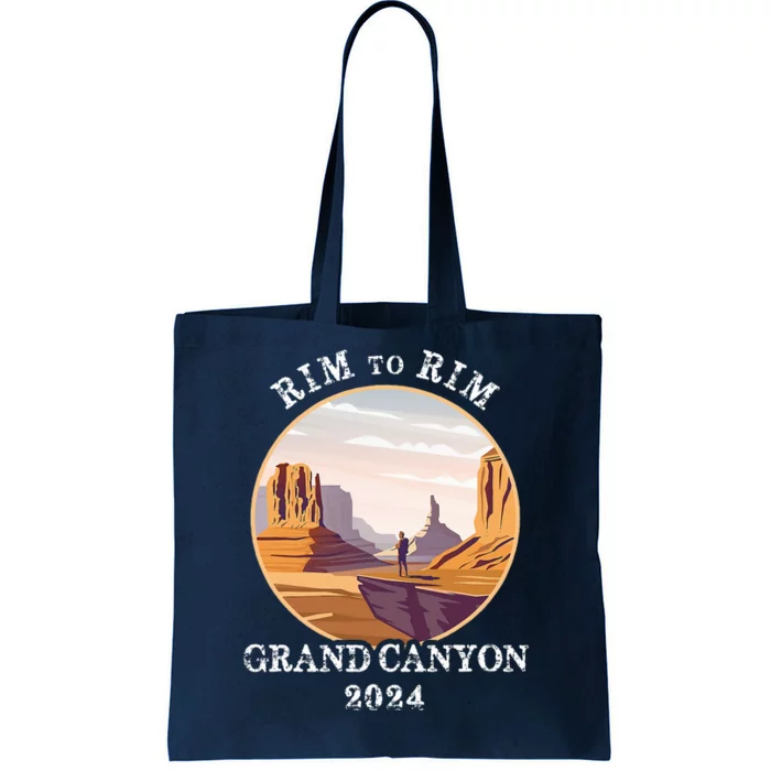 South Rim To North Rim Grand Canyon National Park Hiking Tote Bag