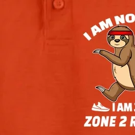 Sloth Running Team Slow Runner Im Just Zone 2 Running Gift Dry Zone Grid Performance Polo