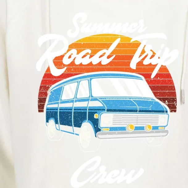 Summer Road Trip Crew Gift Womens Funnel Neck Pullover Hood