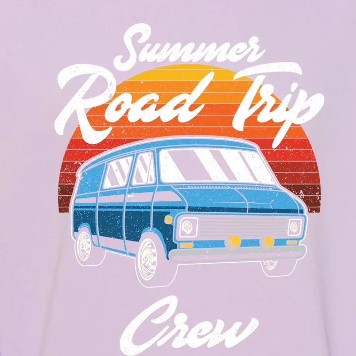 Summer Road Trip Crew Gift Garment-Dyed Sweatshirt