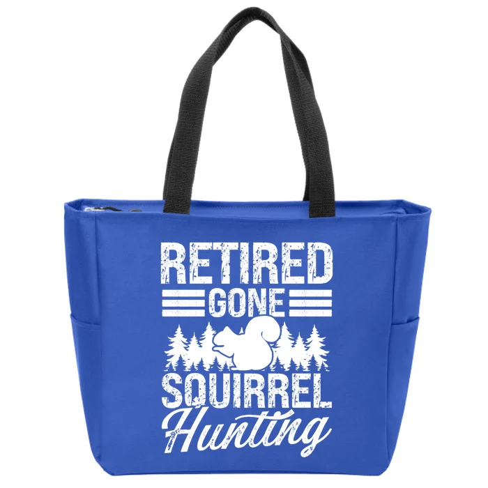 Squirrel Removal Technician Retiret Squirrel Hunter Gift Zip Tote Bag