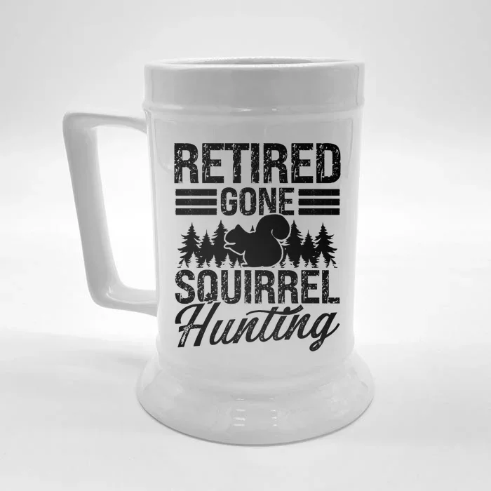 Squirrel Removal Technician Retiret Squirrel Hunter Gift Front & Back Beer Stein