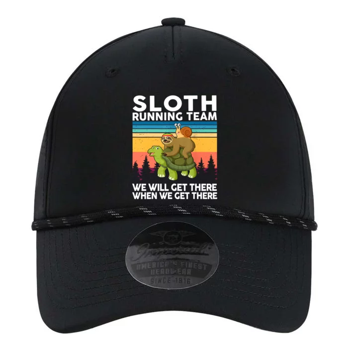 Sloth Running Team Women Men Gift Funny Running Performance The Dyno Cap