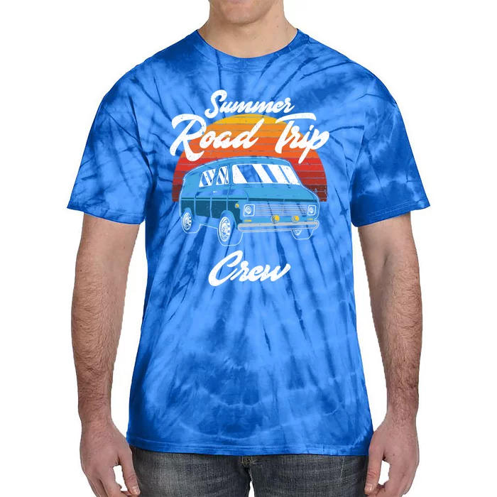 Summer Road Trip Crew Gift Tie-Dye T-Shirt