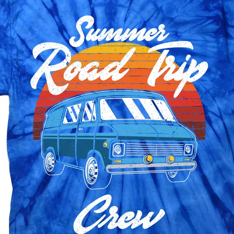 Summer Road Trip Crew Gift Tie-Dye T-Shirt