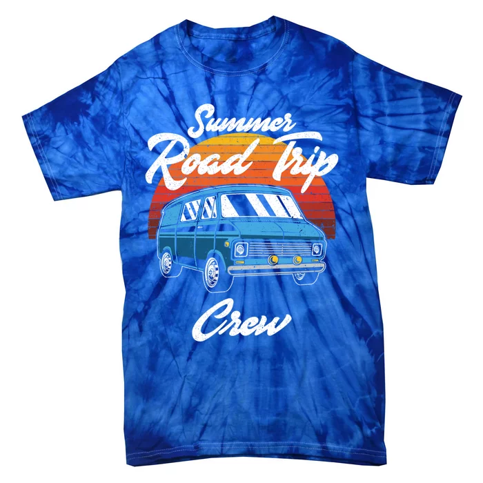 Summer Road Trip Crew Gift Tie-Dye T-Shirt