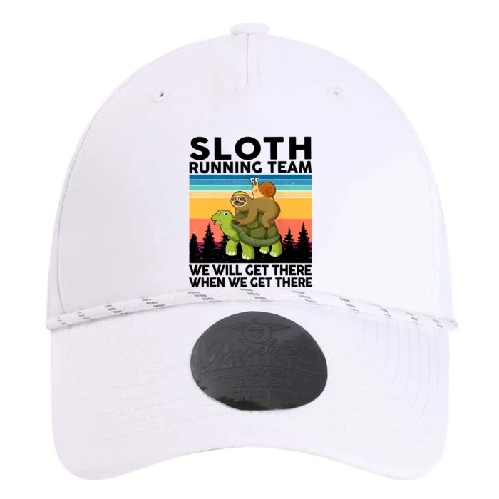 Sloth Running Team Women Men Gift Funny Running Performance The Dyno Cap