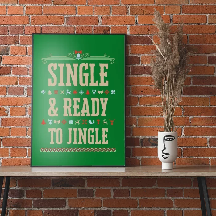 Single & Ready To Jingle Christmas Poster