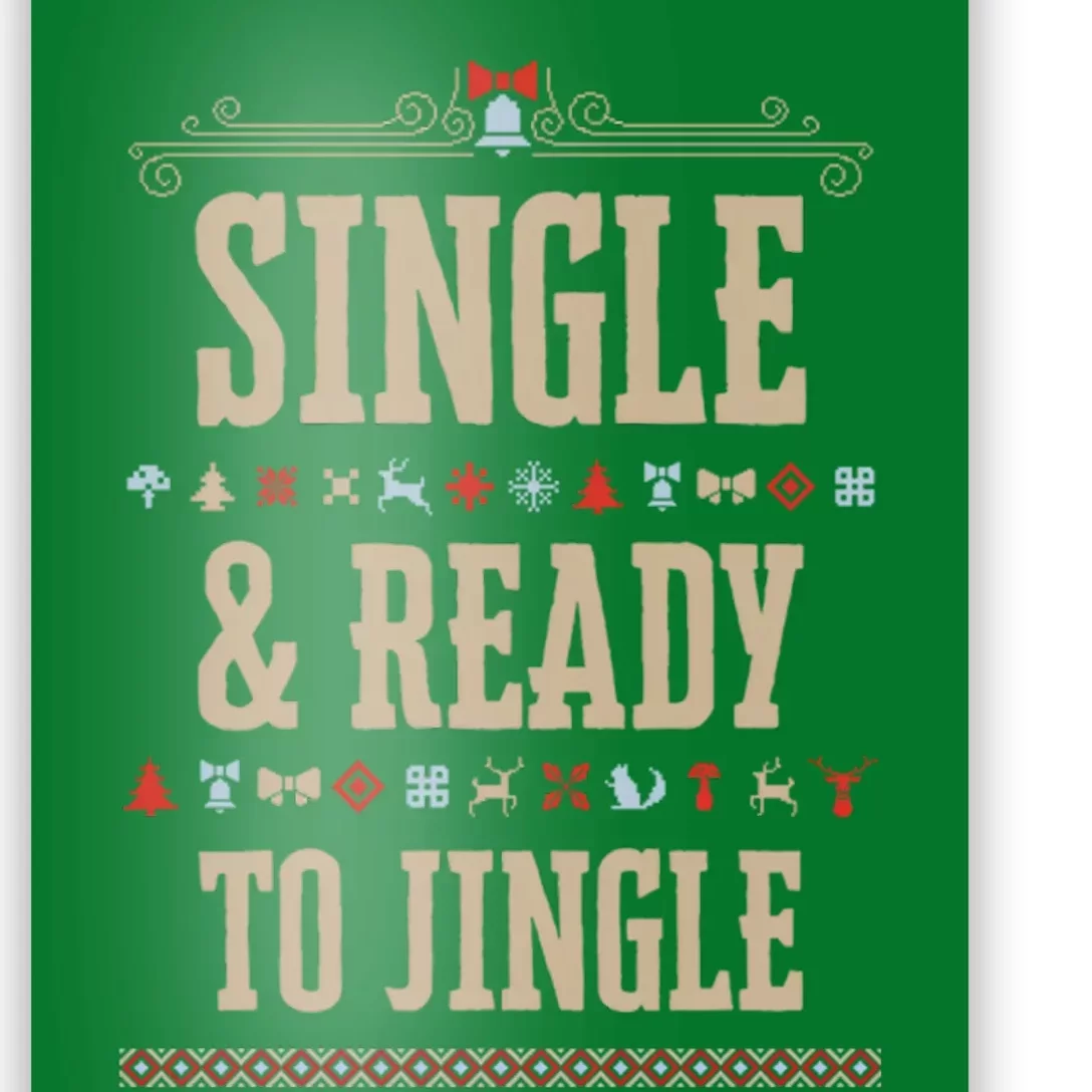 Single & Ready To Jingle Christmas Poster