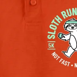 Sloth Running Team Not Fast Not Furious Dry Zone Grid Performance Polo