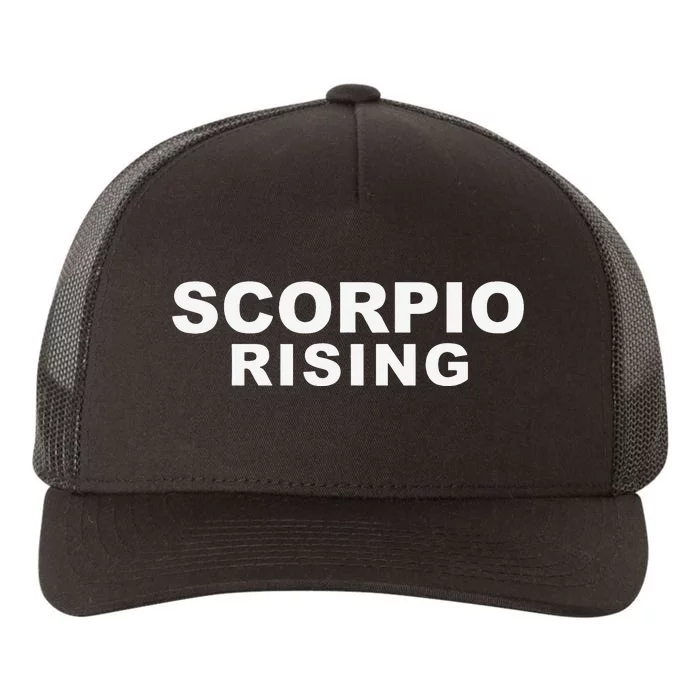 Scorpio Rising Top Scorpio Ascendant Astrology Gift Yupoong Adult 5-Panel Trucker Hat