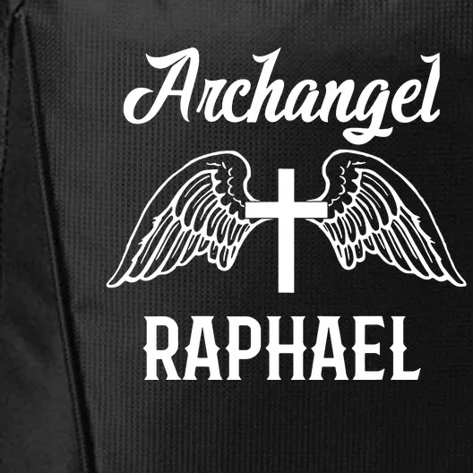 Saint Raphael The Archangel Traditional Catholic Prayer City Backpack