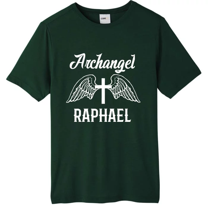 Saint Raphael The Archangel Traditional Catholic Prayer ChromaSoft Performance T-Shirt