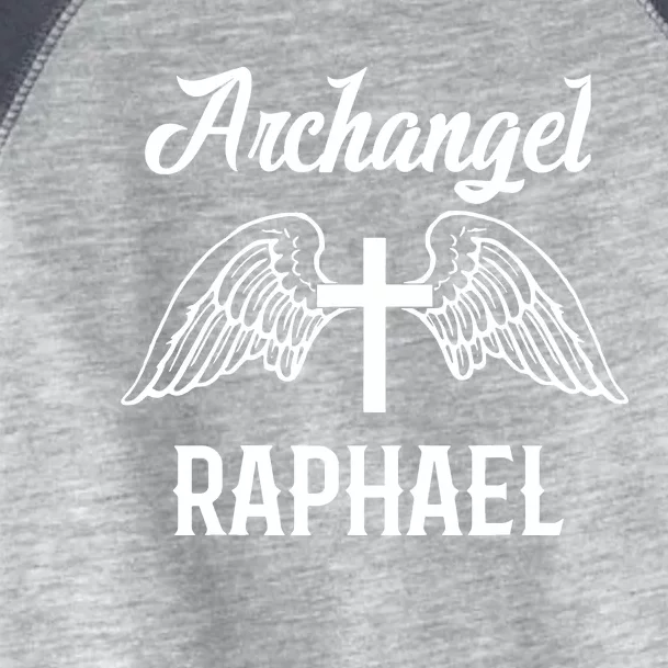 Saint Raphael The Archangel Traditional Catholic Prayer Toddler Fine Jersey T-Shirt