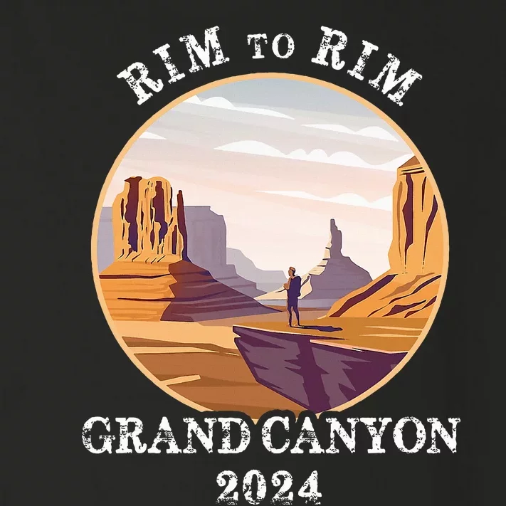 South Rim To North Rim Grand Canyon National Park Hiking Toddler Long Sleeve Shirt