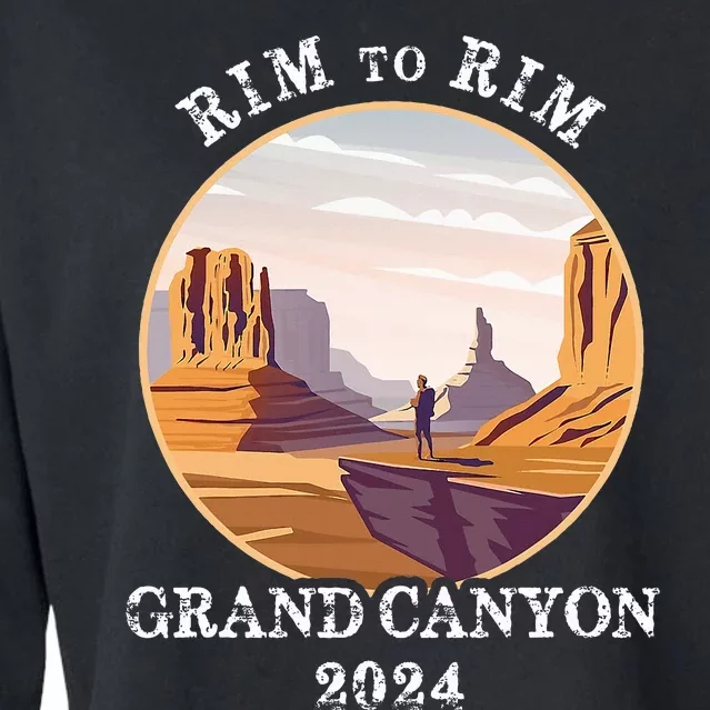 South Rim To North Rim Grand Canyon National Park Hiking Cropped Pullover Crew