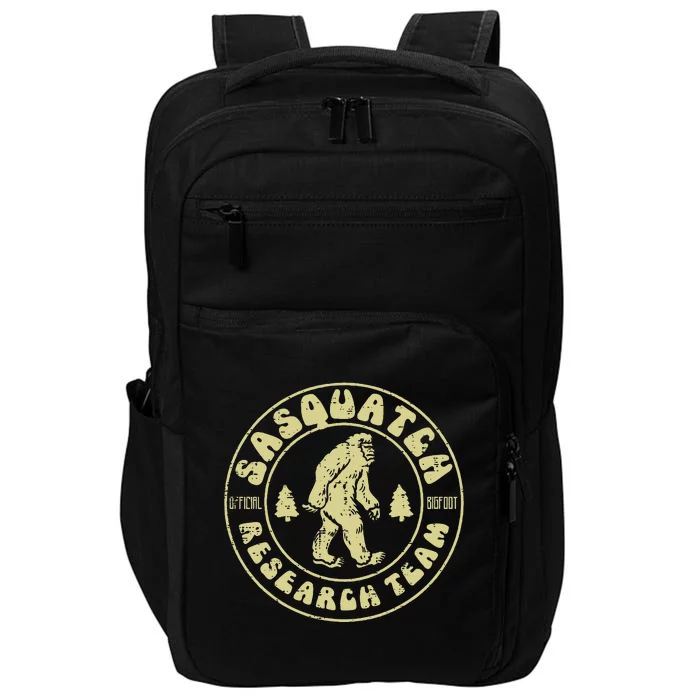 Sasquatch Research Team Funny Bigfoot Yeti Impact Tech Backpack