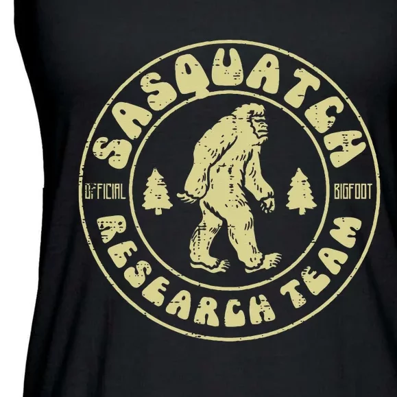 Sasquatch Research Team Funny Bigfoot Yeti Ladies Essential Flowy Tank