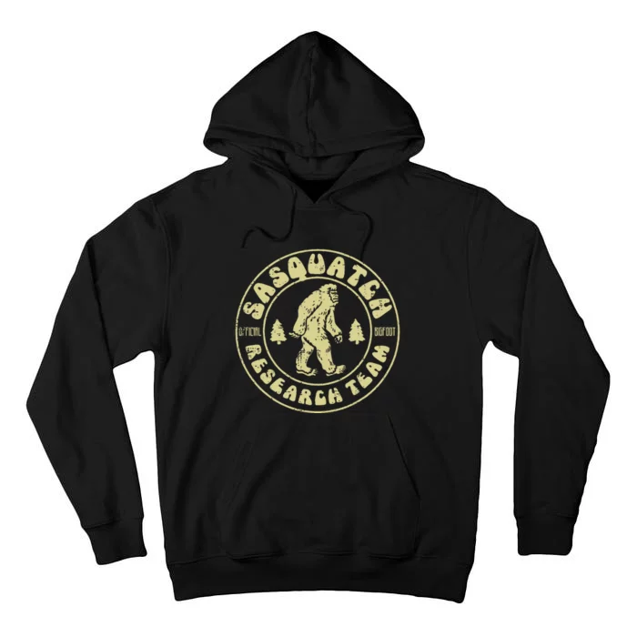 Sasquatch Research Team Funny Bigfoot Yeti Tall Hoodie