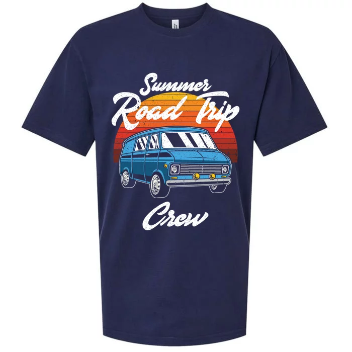 Summer Road Trip Crew Great Gift Sueded Cloud Jersey T-Shirt