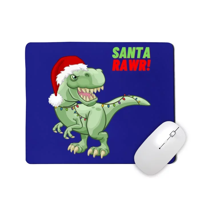 Santa Rawr! Tee Fa Ra Rawr Dinosaur Tgiftrex Christmas Gift Mousepad