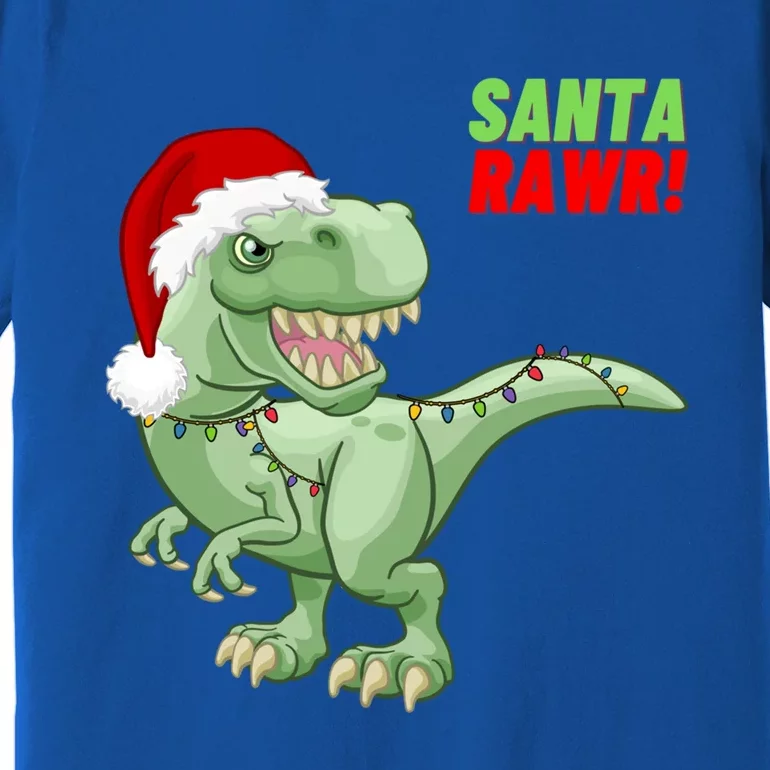 Santa Rawr! Tee Fa Ra Rawr Dinosaur Tgiftrex Christmas Gift Premium T-Shirt