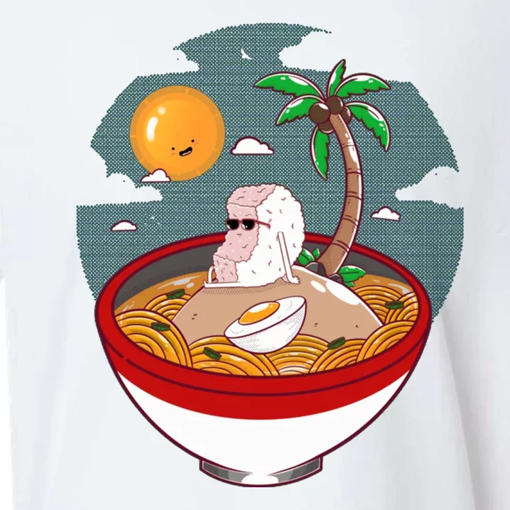 Summer Ramen Tropical Inspired Design For The Ultimate Beach Vibes Sueded Cloud Jersey T-Shirt