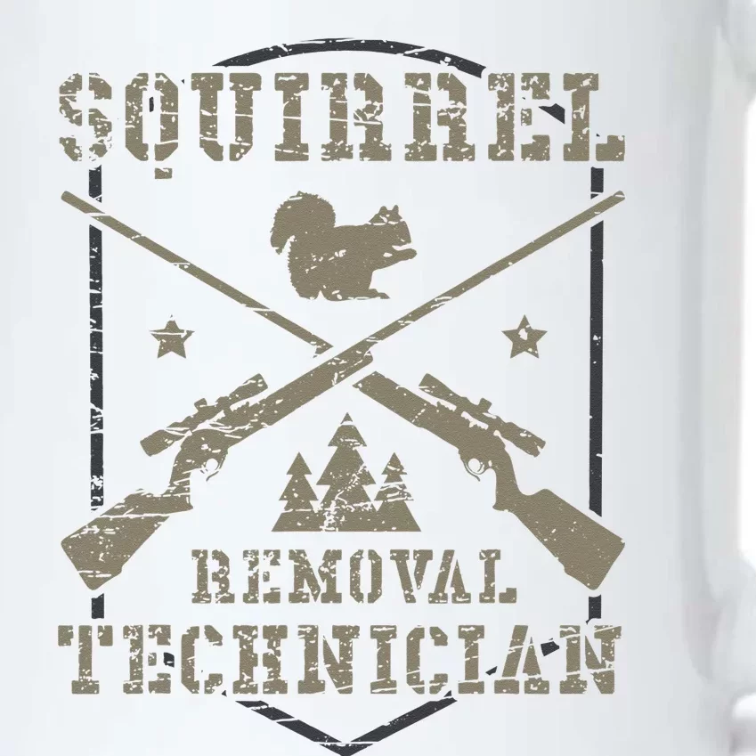 Squirrel Removal Technician Squirrel Hunting Squirrel Hunter Black Color Changing Mug