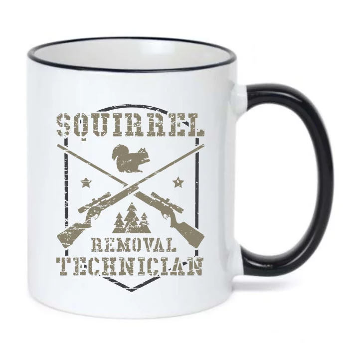 Squirrel Removal Technician Squirrel Hunting Squirrel Hunter Black Color Changing Mug