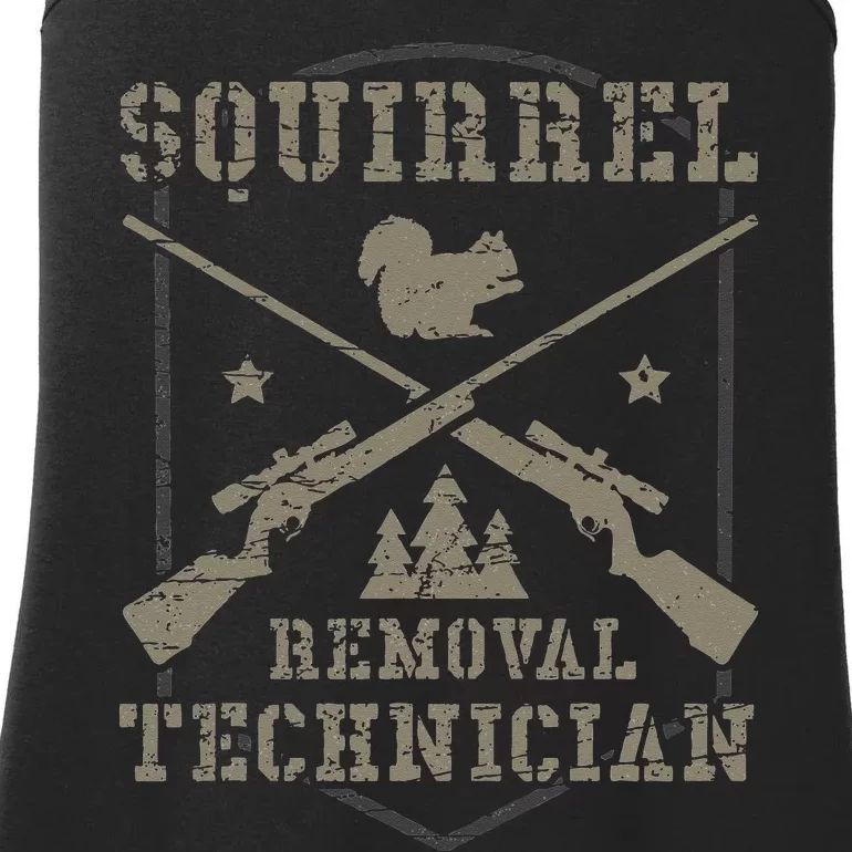 Squirrel Removal Technician Squirrel Hunting Squirrel Hunter Ladies Essential Tank