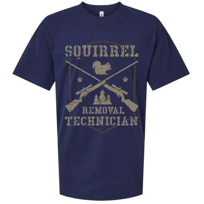 Squirrel Removal Technician Squirrel Hunting Squirrel Hunter Sueded Cloud Jersey T-Shirt