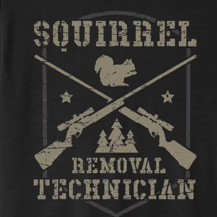 Squirrel Removal Technician Squirrel Hunting Squirrel Hunter ChromaSoft Performance T-Shirt