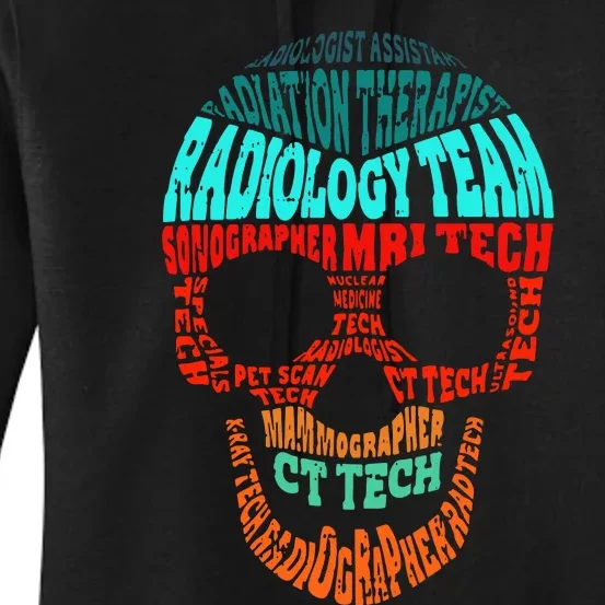 Skull Radiologic Technologist Women's Pullover Hoodie