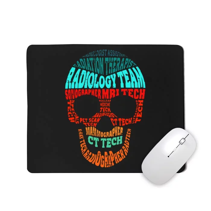 Skull Radiologic Technologist Mousepad