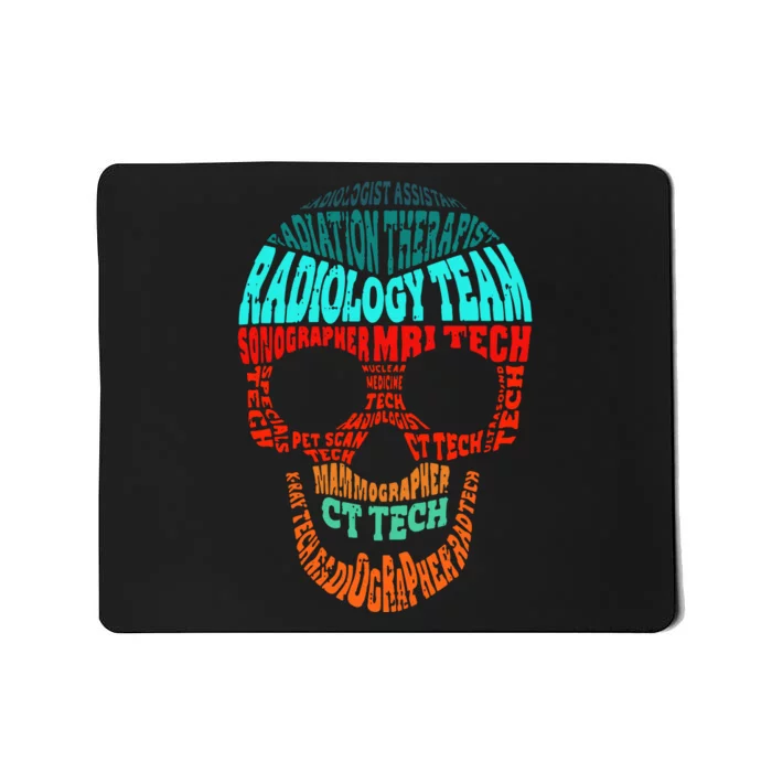 Skull Radiologic Technologist Mousepad