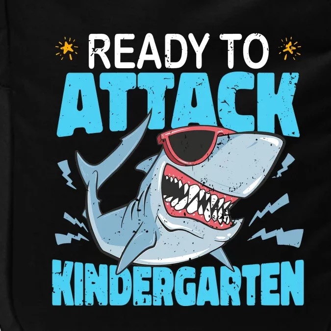 Shark Ready To Attack Kindergarten First Day Of School Impact Tech Backpack