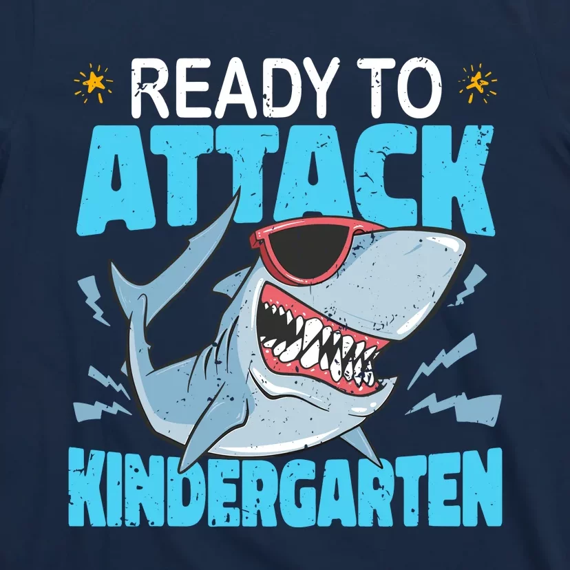 Shark Ready To Attack Kindergarten First Day Of School T-Shirt