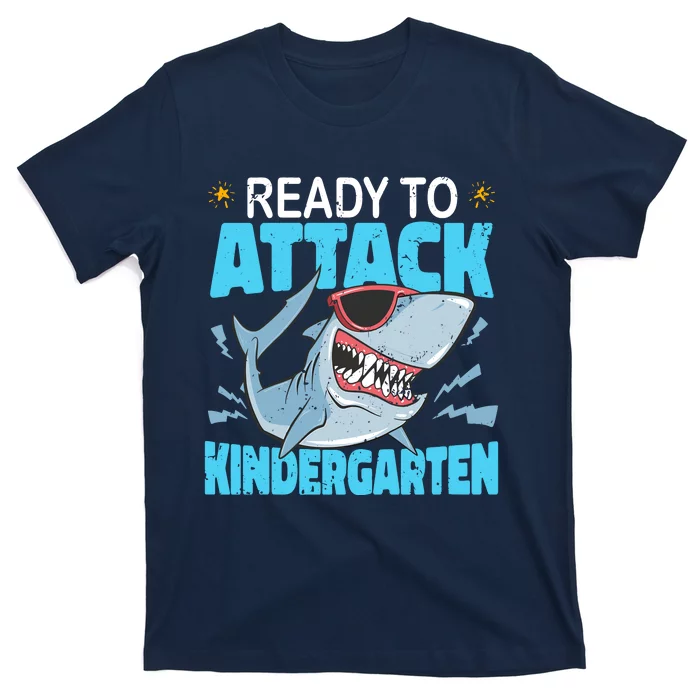 Shark Ready To Attack Kindergarten First Day Of School T-Shirt