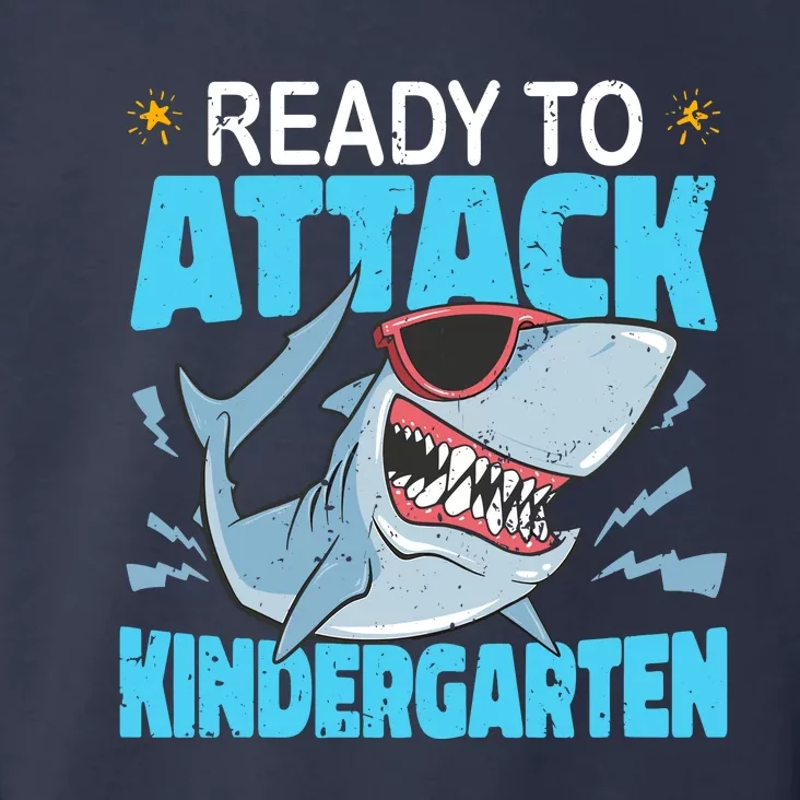 Shark Ready To Attack Kindergarten First Day Of School Toddler Hoodie