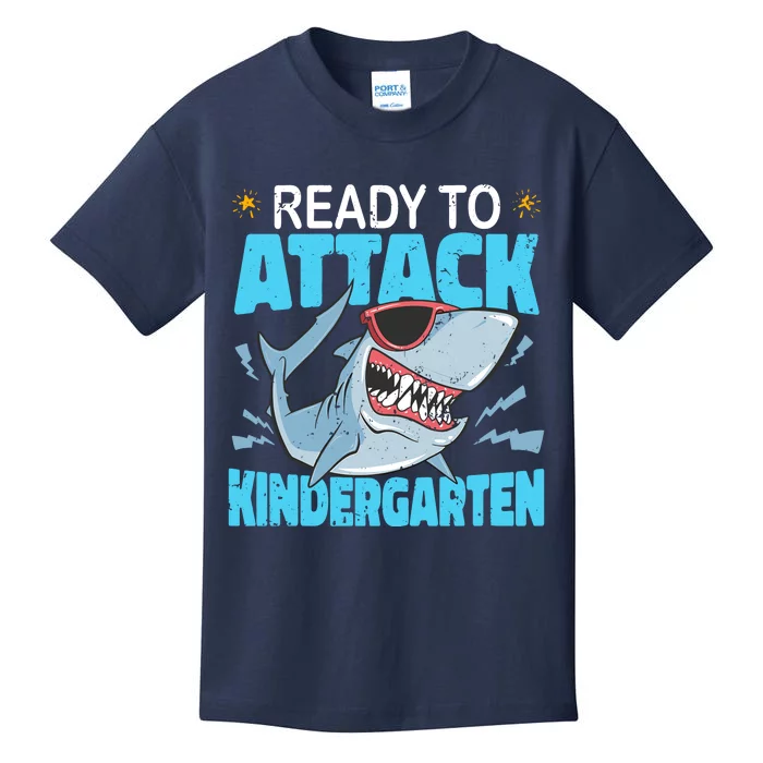 Shark Ready To Attack Kindergarten First Day Of School Kids T-Shirt