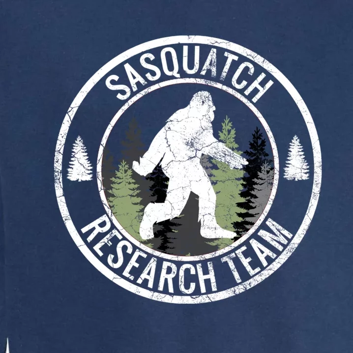 Sasquatch Research Team Bigfoot Gift Funny Gift Cute Gift Garment-Dyed Sweatshirt