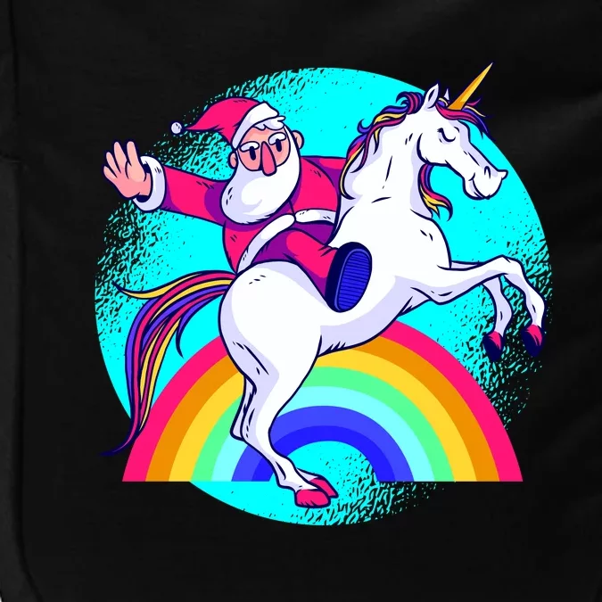 Santa Riding Unicorn Impact Tech Backpack