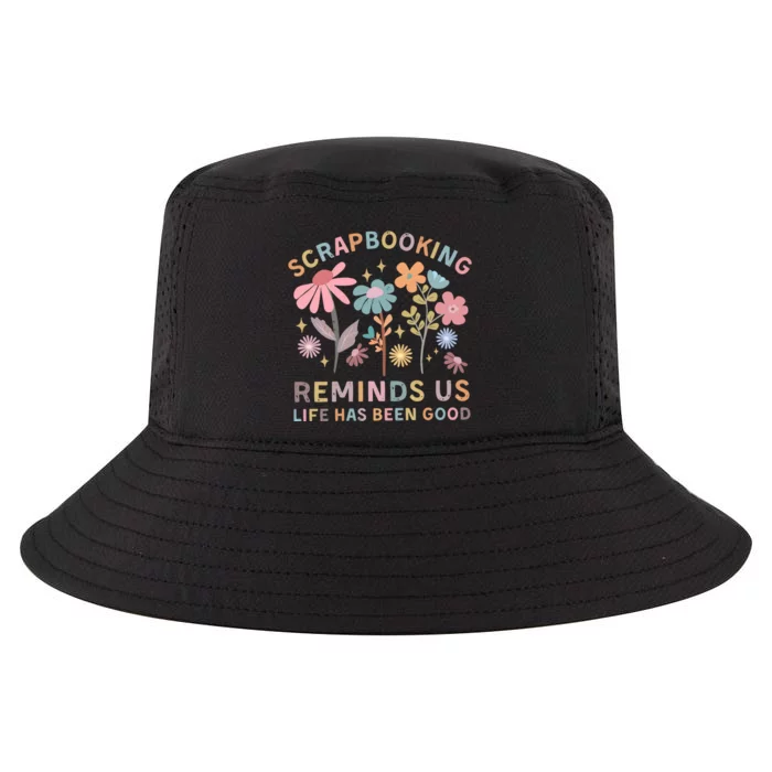 Scrapbooking Reminds Us Life Has Been Good Cool Comfort Performance Bucket Hat