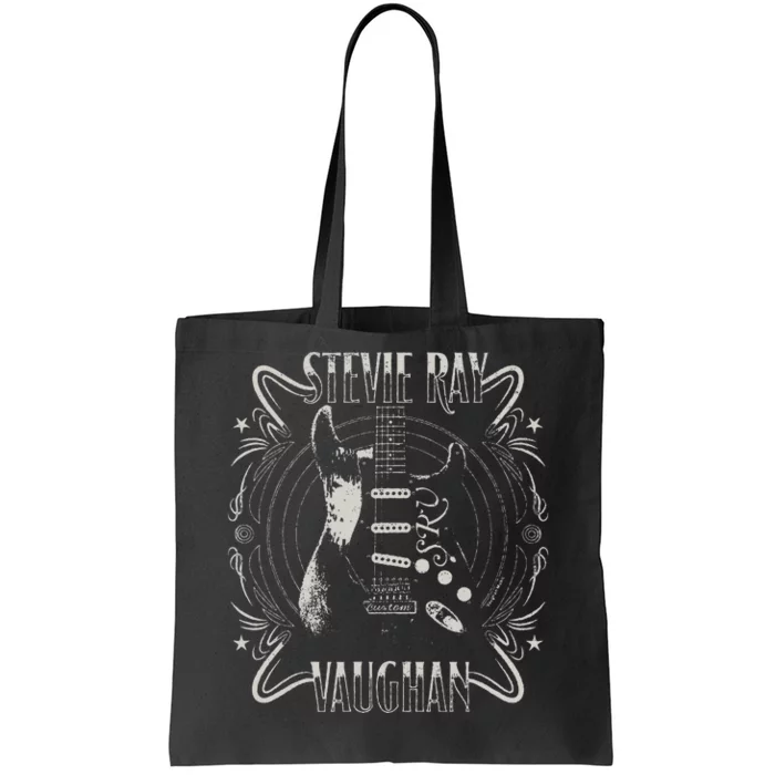 S.T.E.V.I.E Ray Vaughan Blues Rock Music Guitar Tote Bag