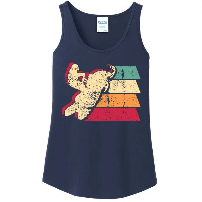 Snowmobiling Retro Vintage Ladies Essential Tank