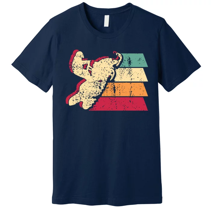 Snowmobiling Retro Vintage Premium T-Shirt