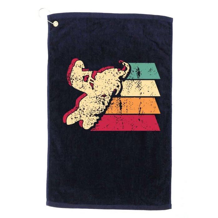 Snowmobiling Retro Vintage Platinum Collection Golf Towel